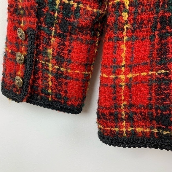 VINTAGE Lord&Taylor Bouclé Knit Jacket Size10 - Picture 6 of 9